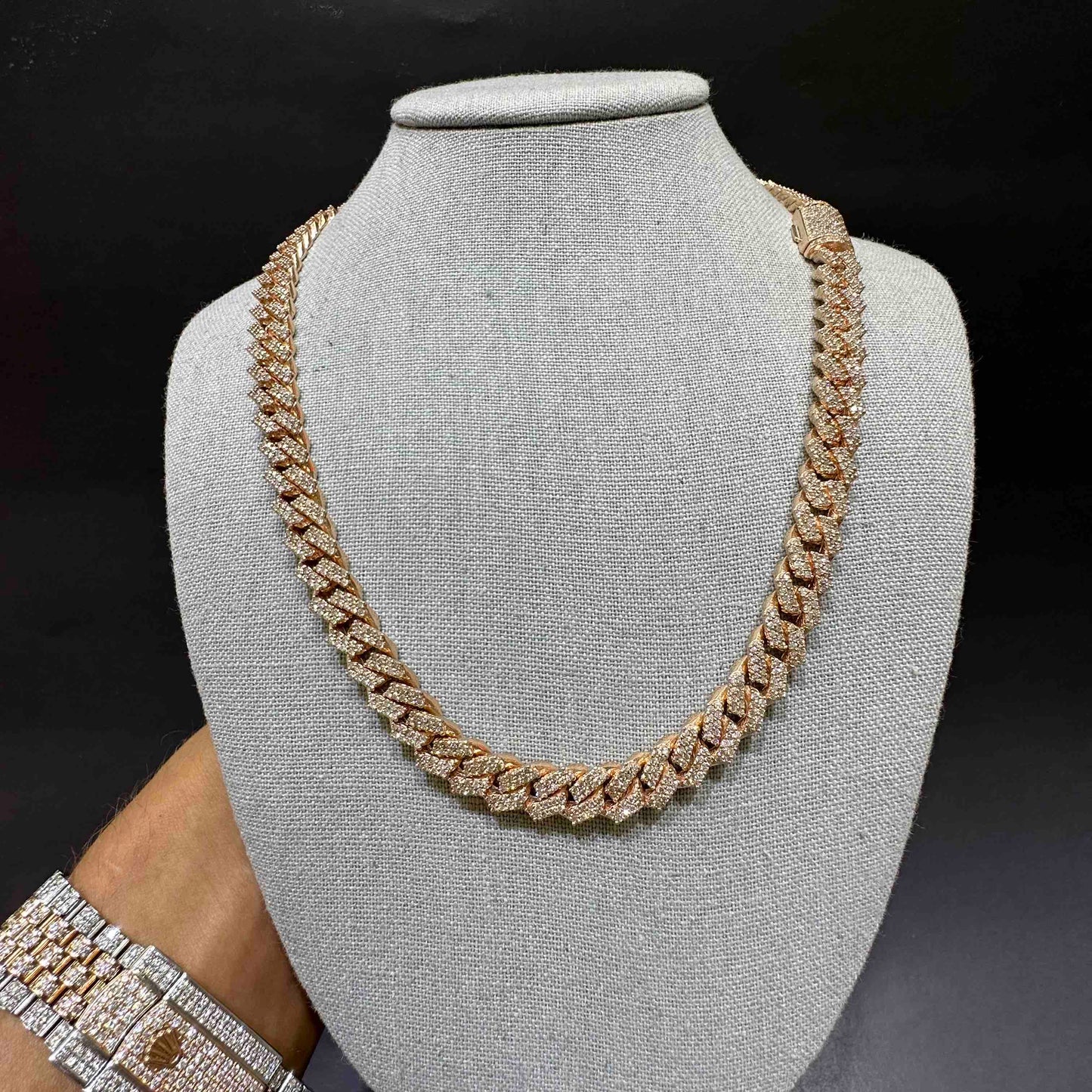 Iced Out Cuban Chain Gold