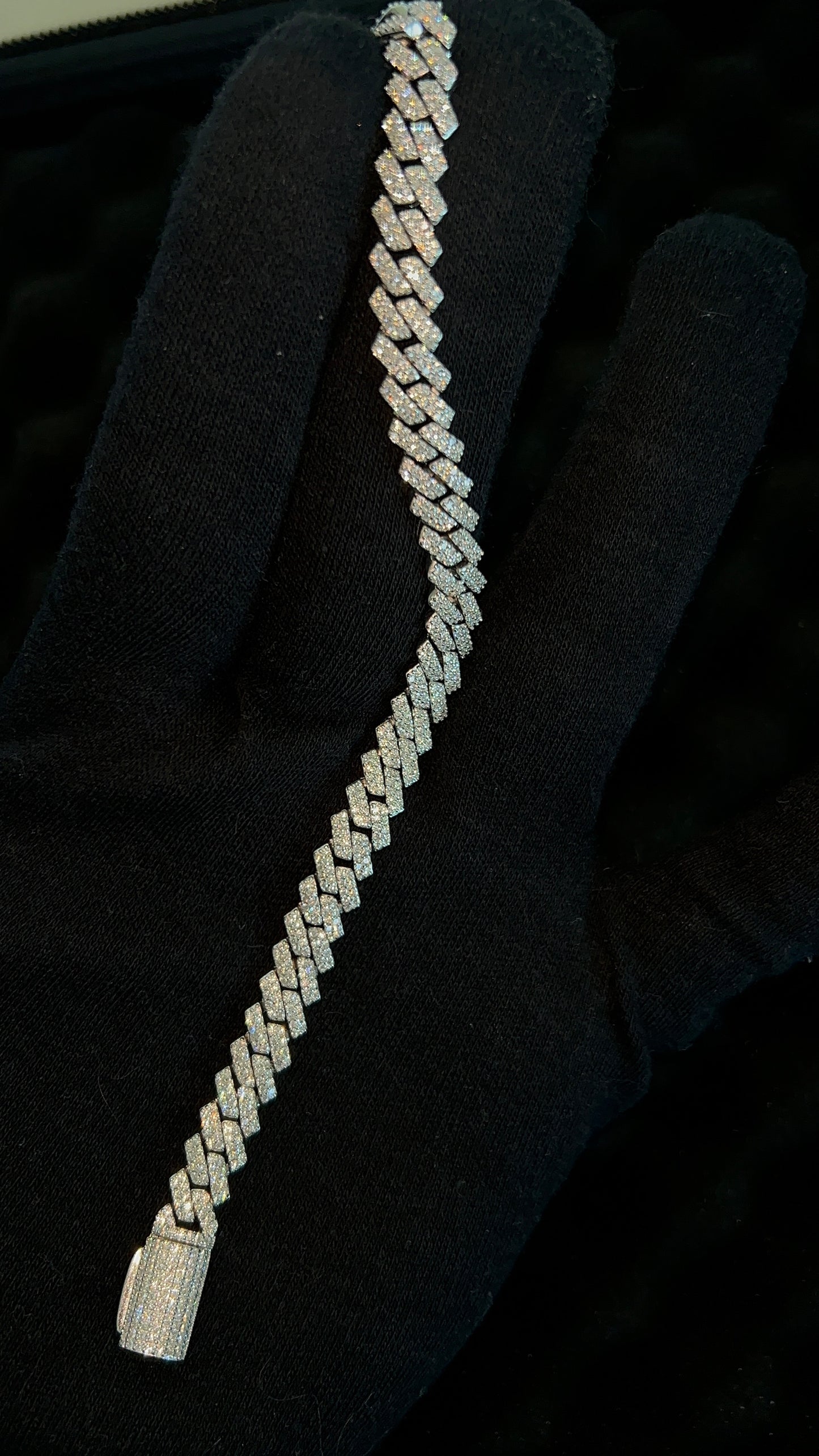 Cuban Bracelet – 925 Silver 6.00 CTW