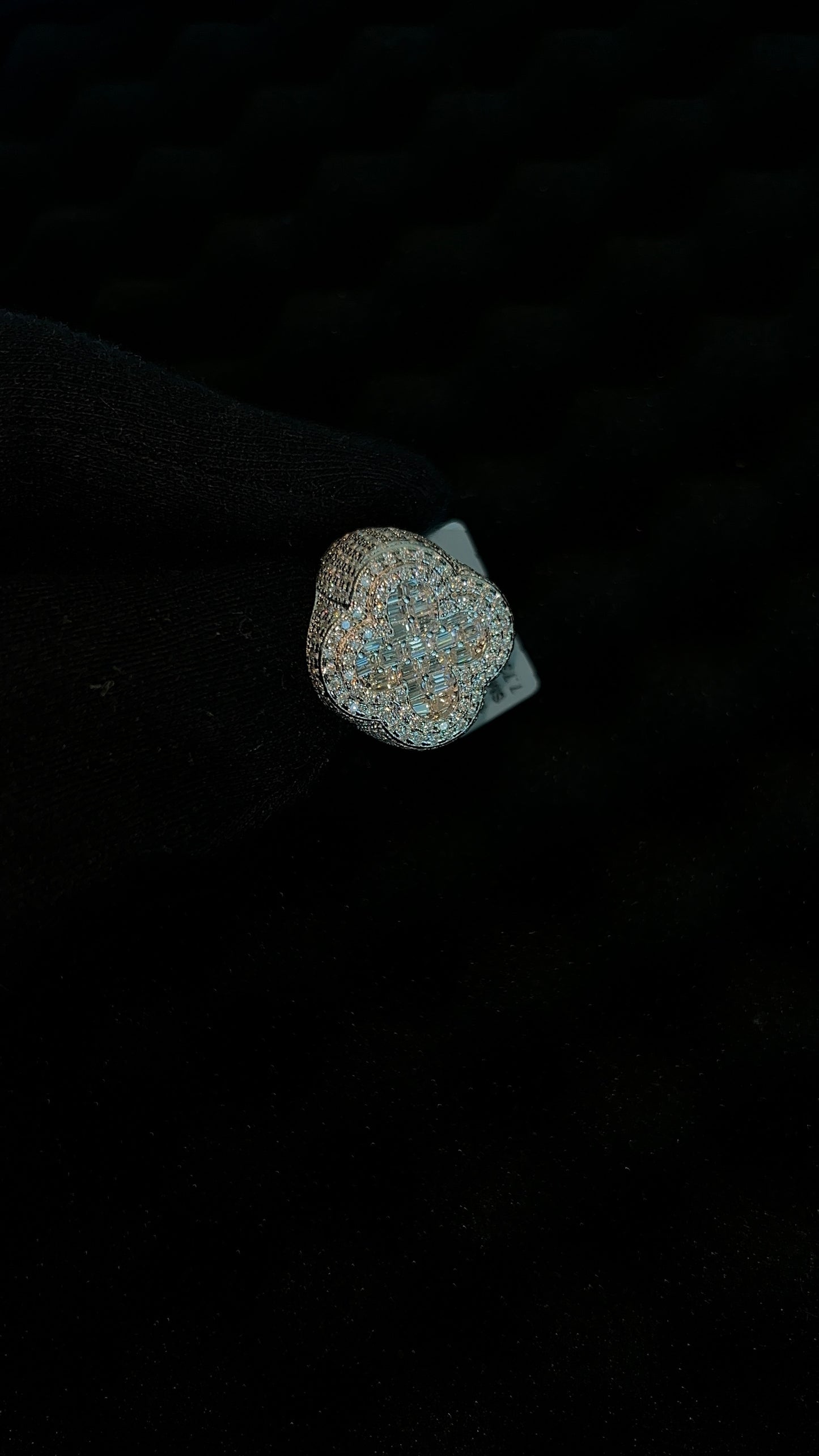 Clover Ring – 7.73 CTW, Silver