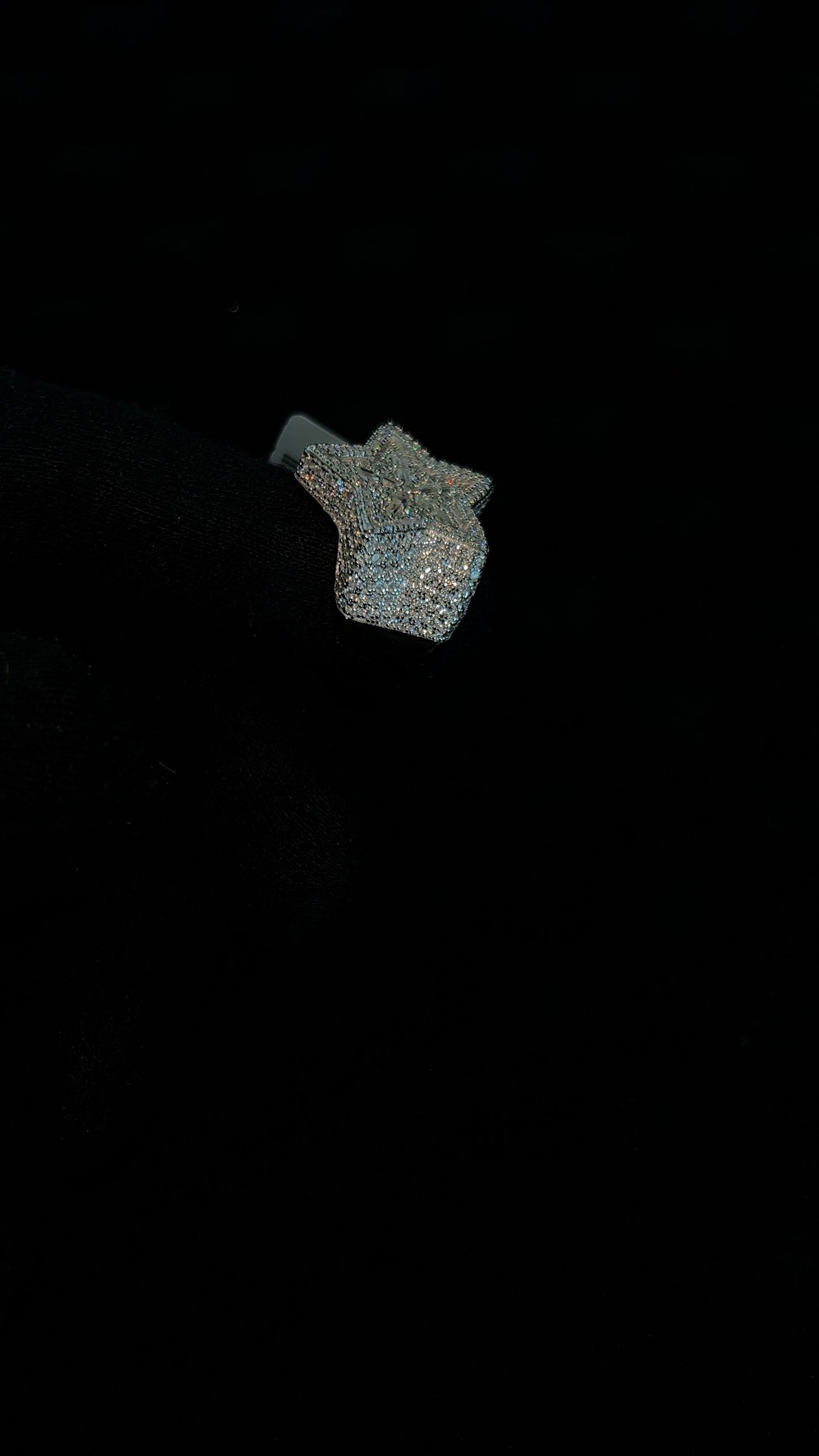 Star Ring – 3.87 CTW, Rose Gold