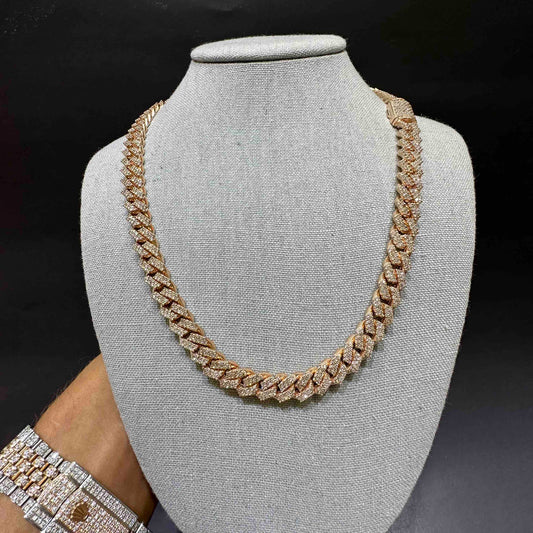 Iced Out Cuban Chain Gold