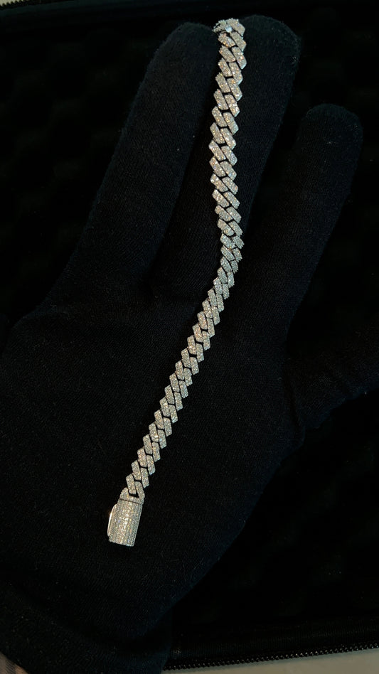 Cuban Bracelet – 925 Silver 6.00 CTW