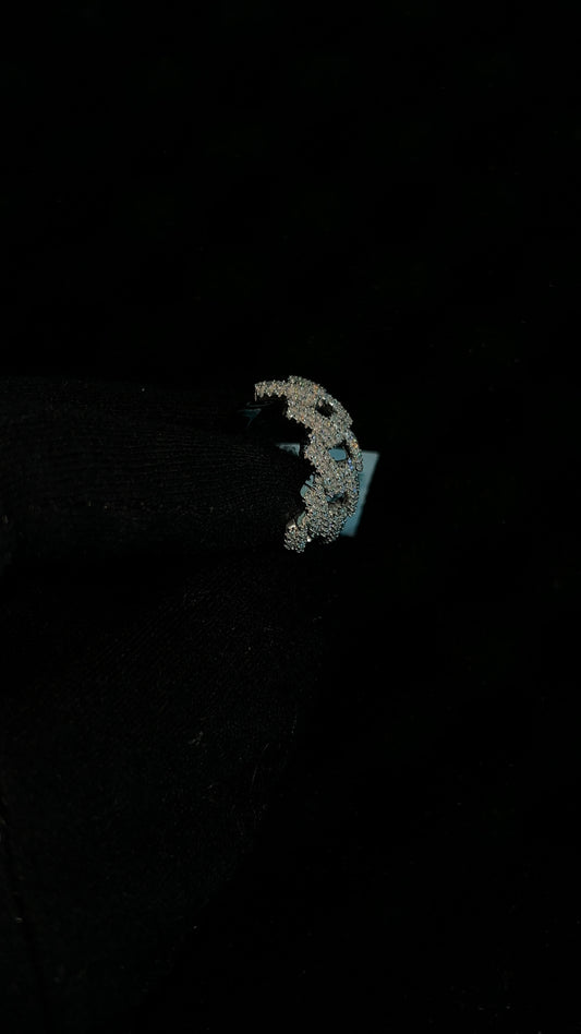 Cuban Style Ring – 3.00 CTW, Silver